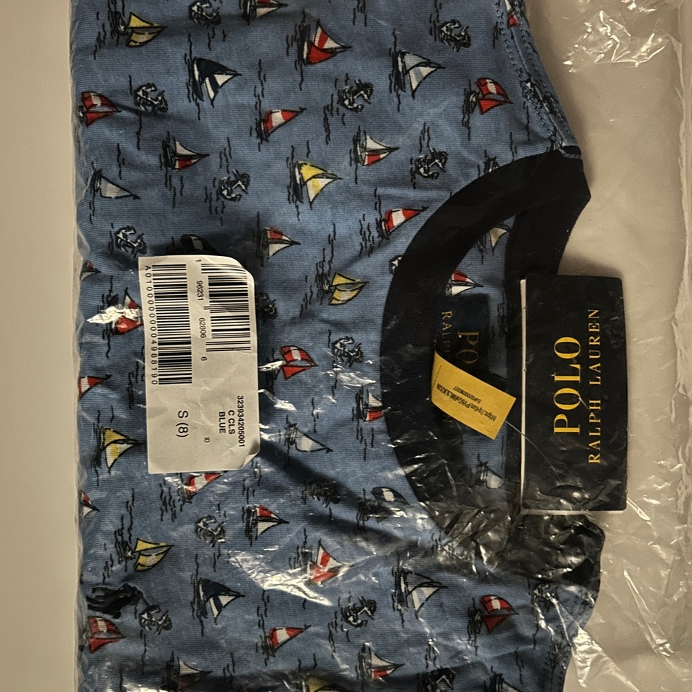 Polo Ralph Lauren Kids Blue Sailboat Tee